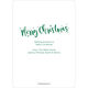Green Merry Christmas Starburst Gold Foil Holiday Photo Cards Image 2 of 6